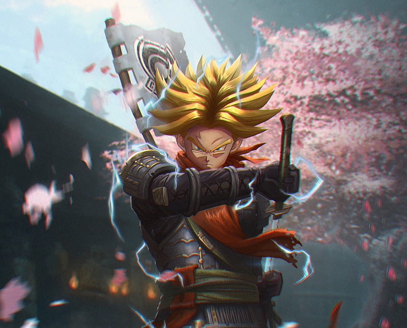 Download Anime IPad Trunks Super Saiyan Wallpaper