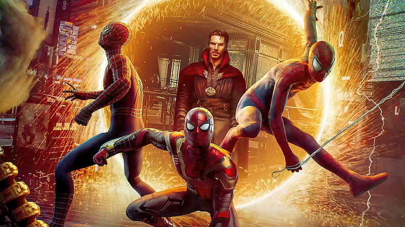 Spider-Man Multiverse Home, HD wallpaper