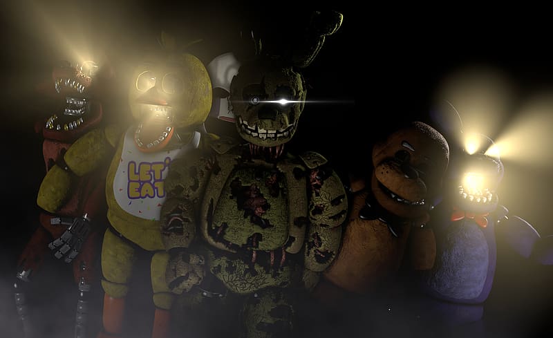 Withered Chica - Five Nights At Freddy's 1 Chica, HD Png