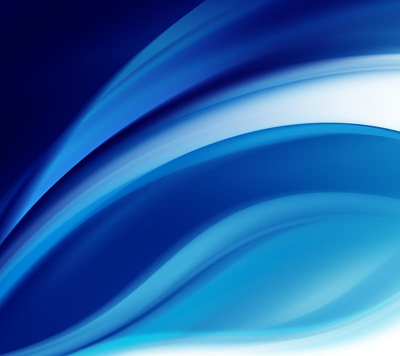 Abstract Waves, Blue, Cool, Design Ocean, Hd Wallpaper 