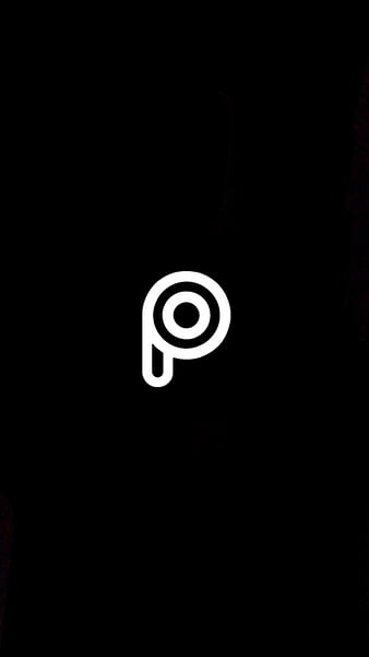 Picsart, black, logo, HD phone wallpaper | Peakpx