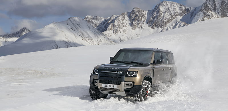 Land Rover, Land Rover Defender, Car, Range Rover, SUV, Snow, HD wallpaper