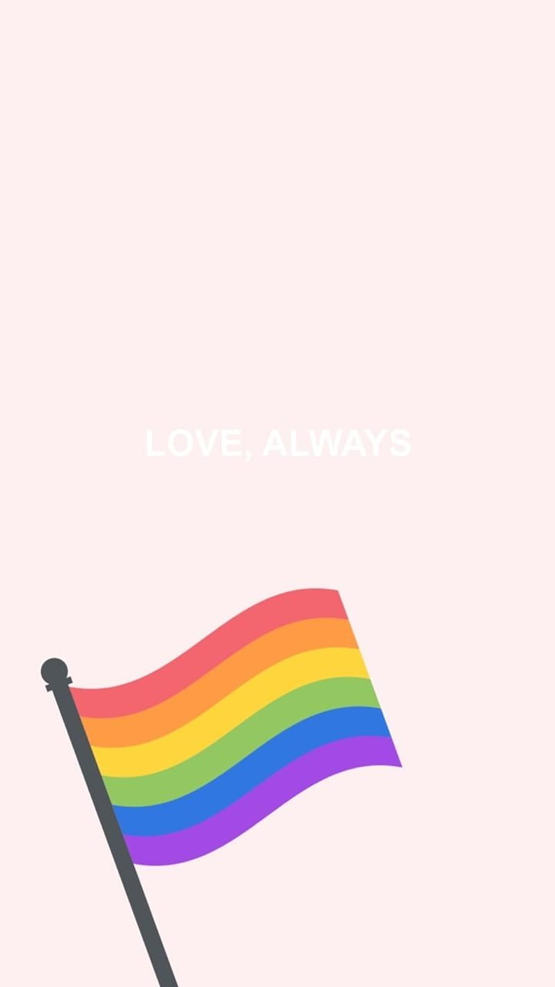 Queer pride flag wallpaper by PsychoRedDraws on DeviantArt