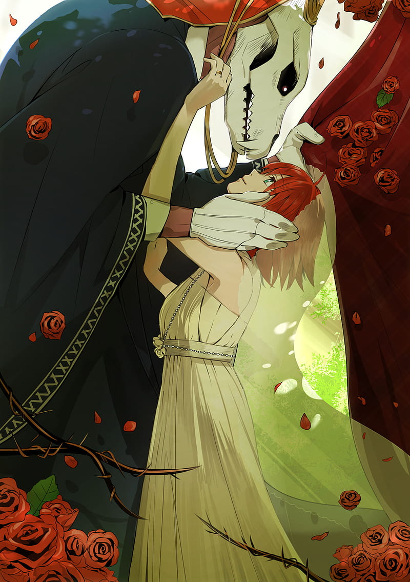 Mahoutsukai no Yome, anime girls, Hatori Chise, Elias Ainsworth, HD phone wallpaper