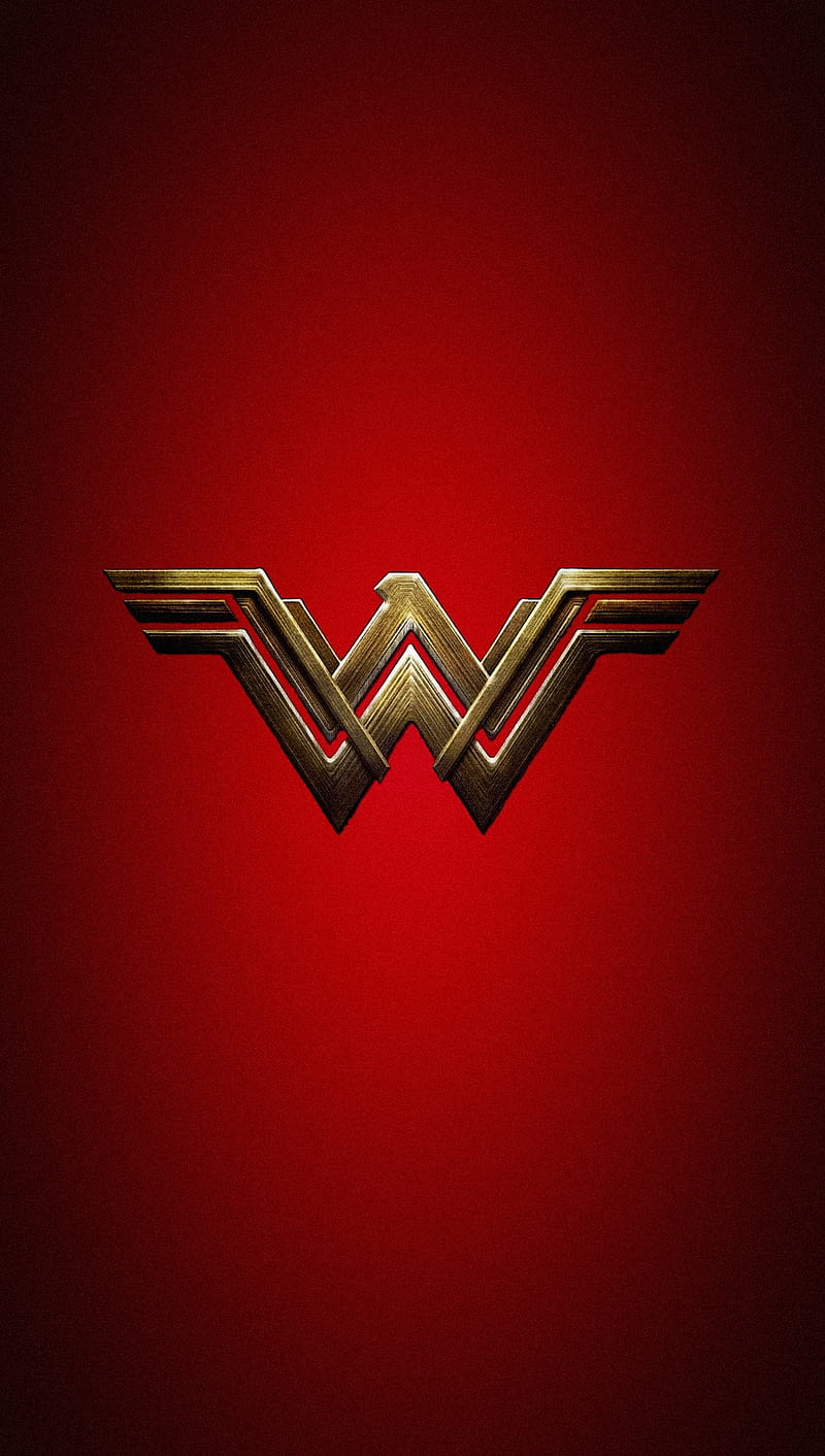 Wonder Woman, dc, diana, red, ww, HD phone wallpaper