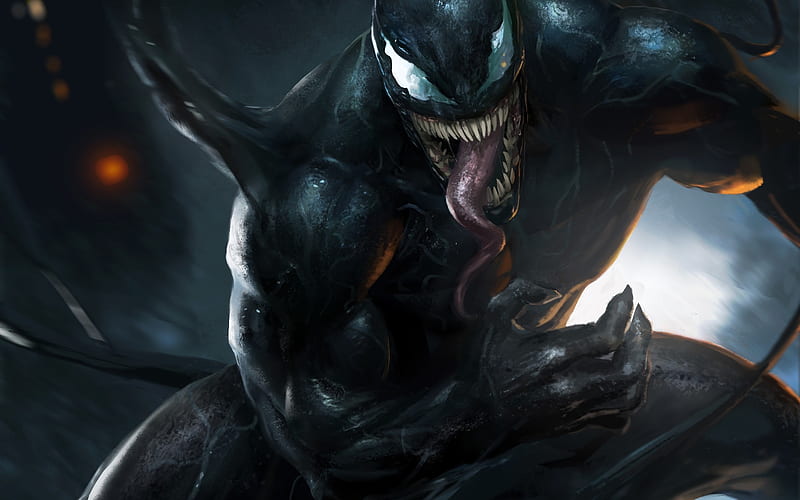 Venom, artwork, 2018 Movie, poster, superheroes, HD wallpaper