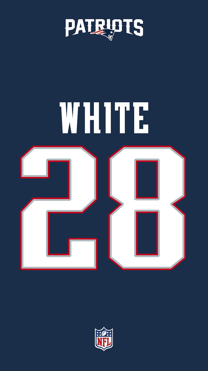 New England Patriots, james, nfl, pats, white, HD phone wallpaper