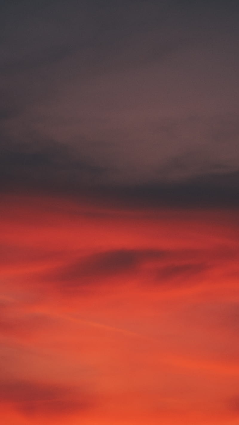 sky, sunset, clouds, gradient, pink, HD phone wallpaper
