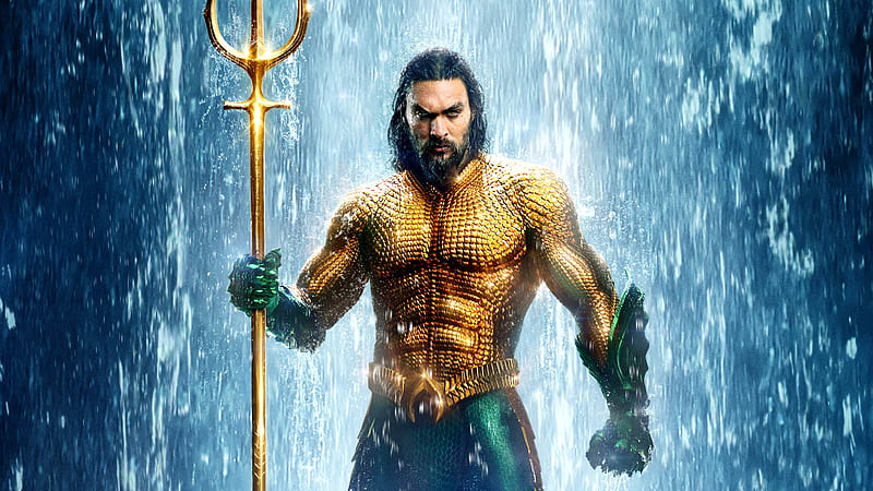 Aquaman Movie 2018 New Poster, aquaman-movie, aquaman, movies, 2018-movies, jason-momoa, poster, HD wallpaper