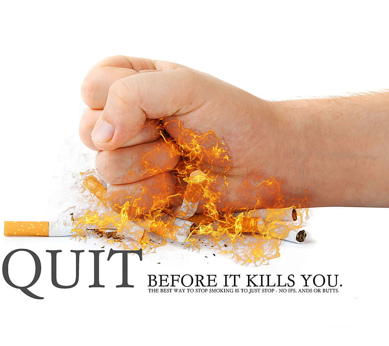 Quit, leave, life, nice, smoking, thought, HD wallpaper