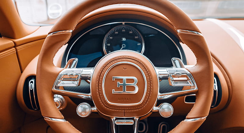 2021 Bugatti Chiron Sport Les Légendes du Ciel - Interior, Steering Wheel , car, HD wallpaper