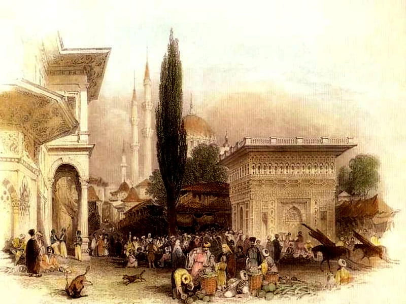 historic old ottoman, ottoman, old, historic, HD wallpaper