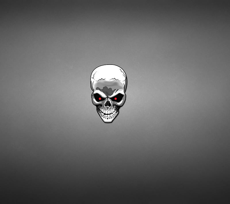 Skull, red eye, HD wallpaper | Peakpx