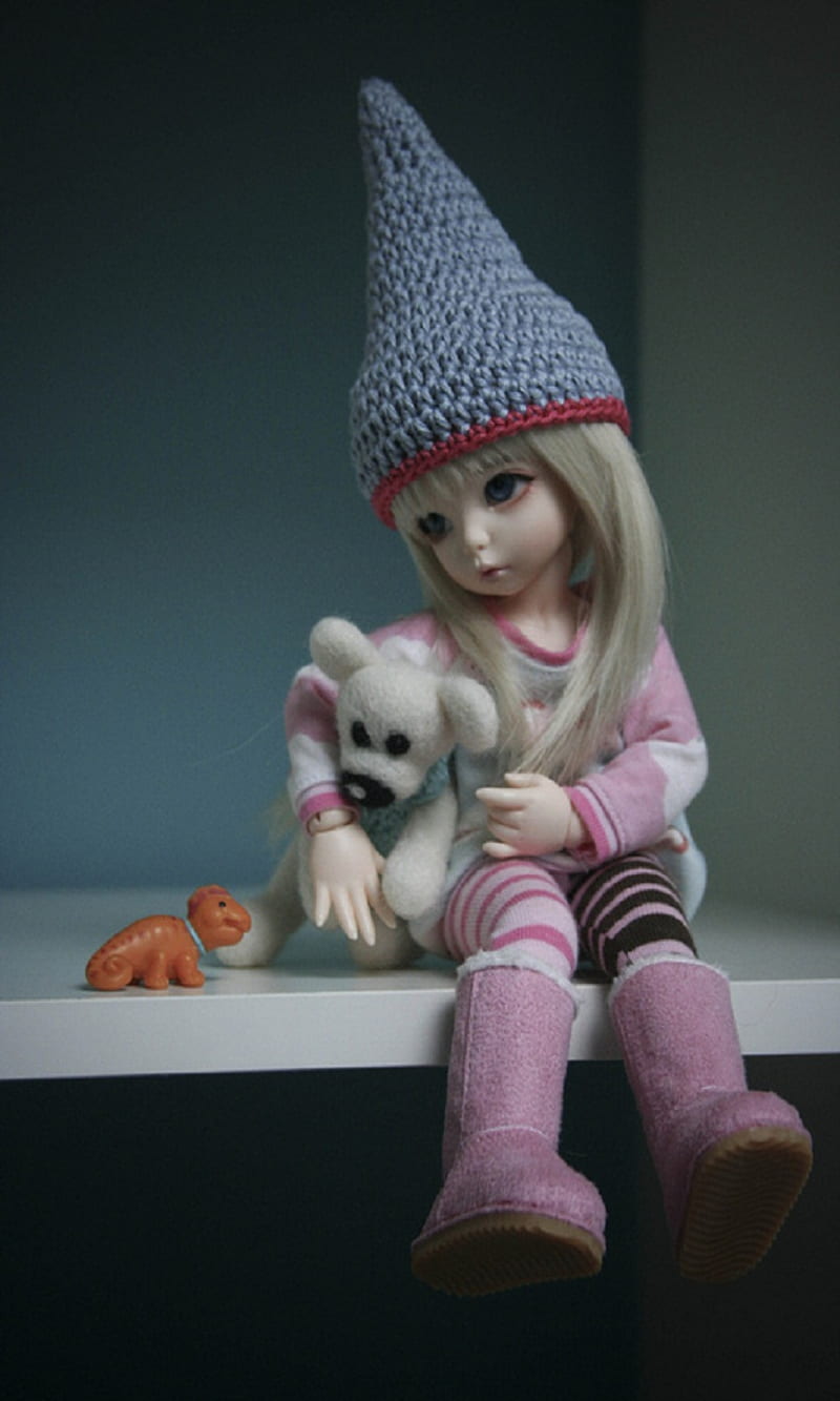 Cute Doll, cute, doll, love, miss you, waiting, waiting for you ...