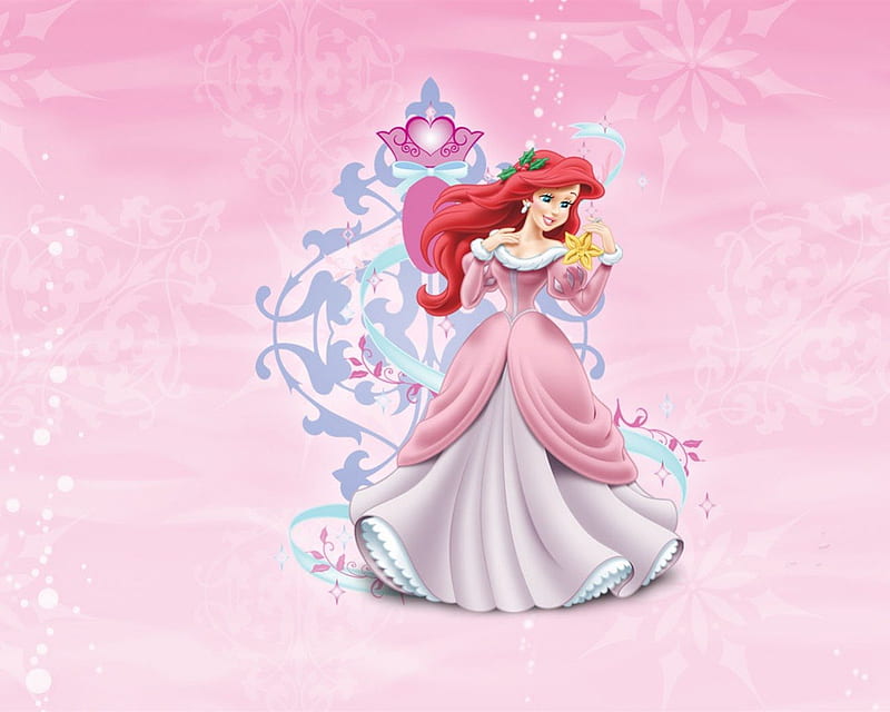 Ariel, Princess, Disney, The Little Mermaid, Cartoon, HD wallpaper