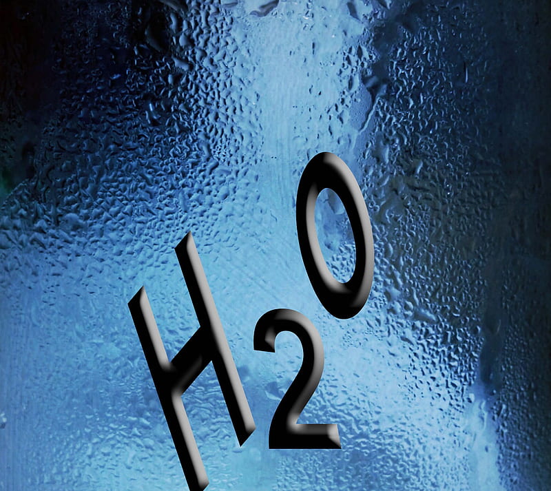 h2o, glass, water, HD wallpaper
