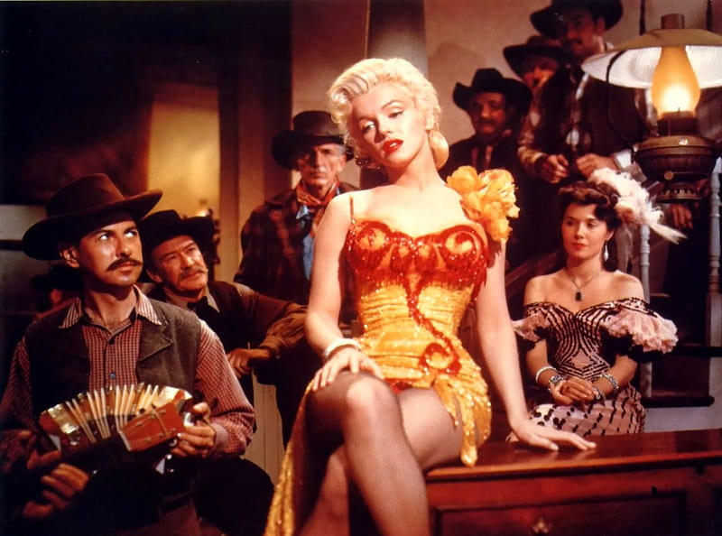 Marilyn Monroe64, gentlemen perfer blonds, bus stop, Marilyn Monroe, asphalt jungle, HD wallpaper