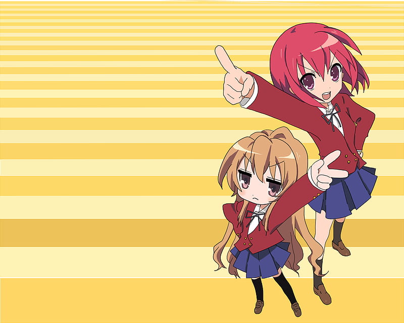 1920x1080 toradora anime girls anime kushieda minori school uniform aisaka  taiga JPG 272 kB, HD Wallpaper