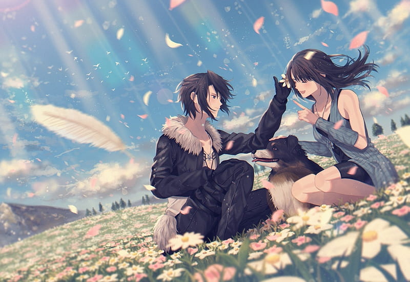 final fantasy 8 squall and rinoa kiss