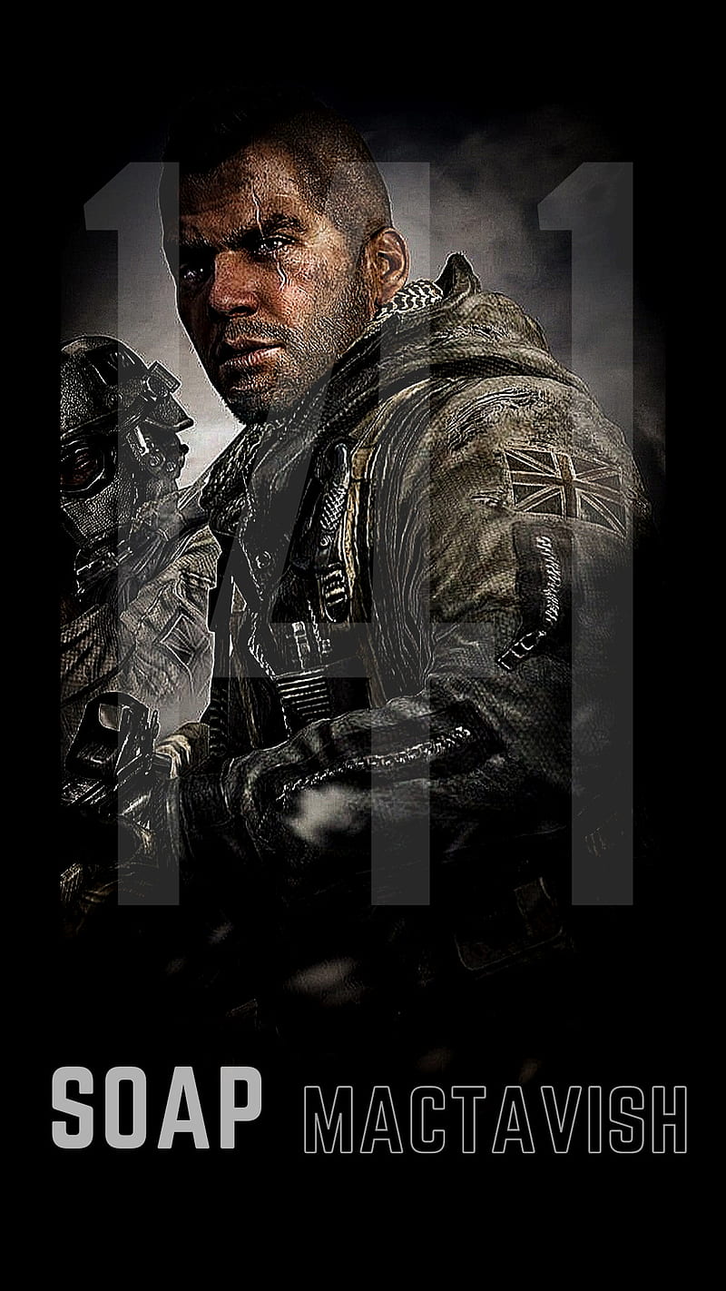 Soap Mactavish, call of duty, games, modern warfare, task force 141, guerra, HD phone wallpaper