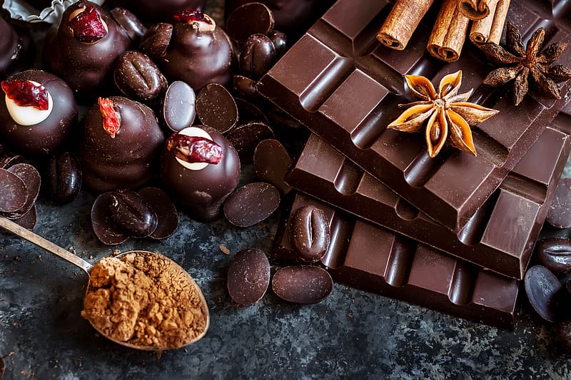 Food, Chocolate, Still Life, Sweets, Star Anise, HD wallpaper