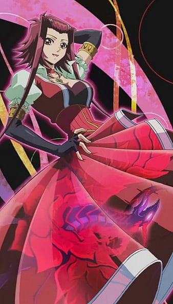 Anime, Yu Gi Oh 5D's, Akiza Izinski, Black Rose Dragon, HD