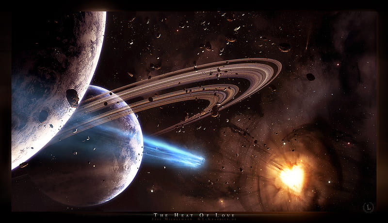 joining worlds, space, begging, HD wallpaper