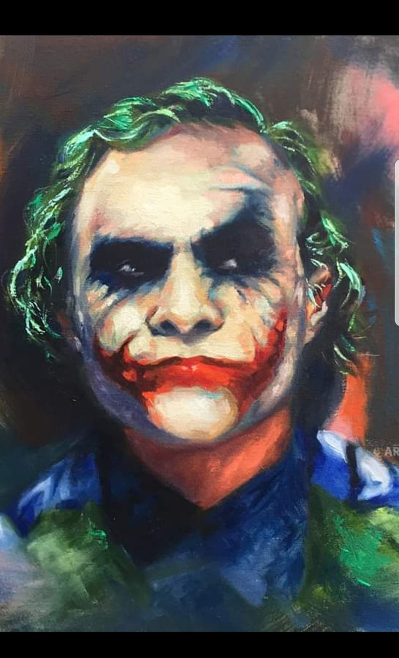Joker, painting, HD phone wallpaper