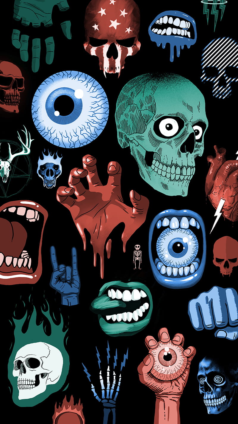 Bad Things 6K, My, art, badass, cool, creepy, drawing, evil, eye, eyeball,  eyes, HD phone wallpaper | Peakpx