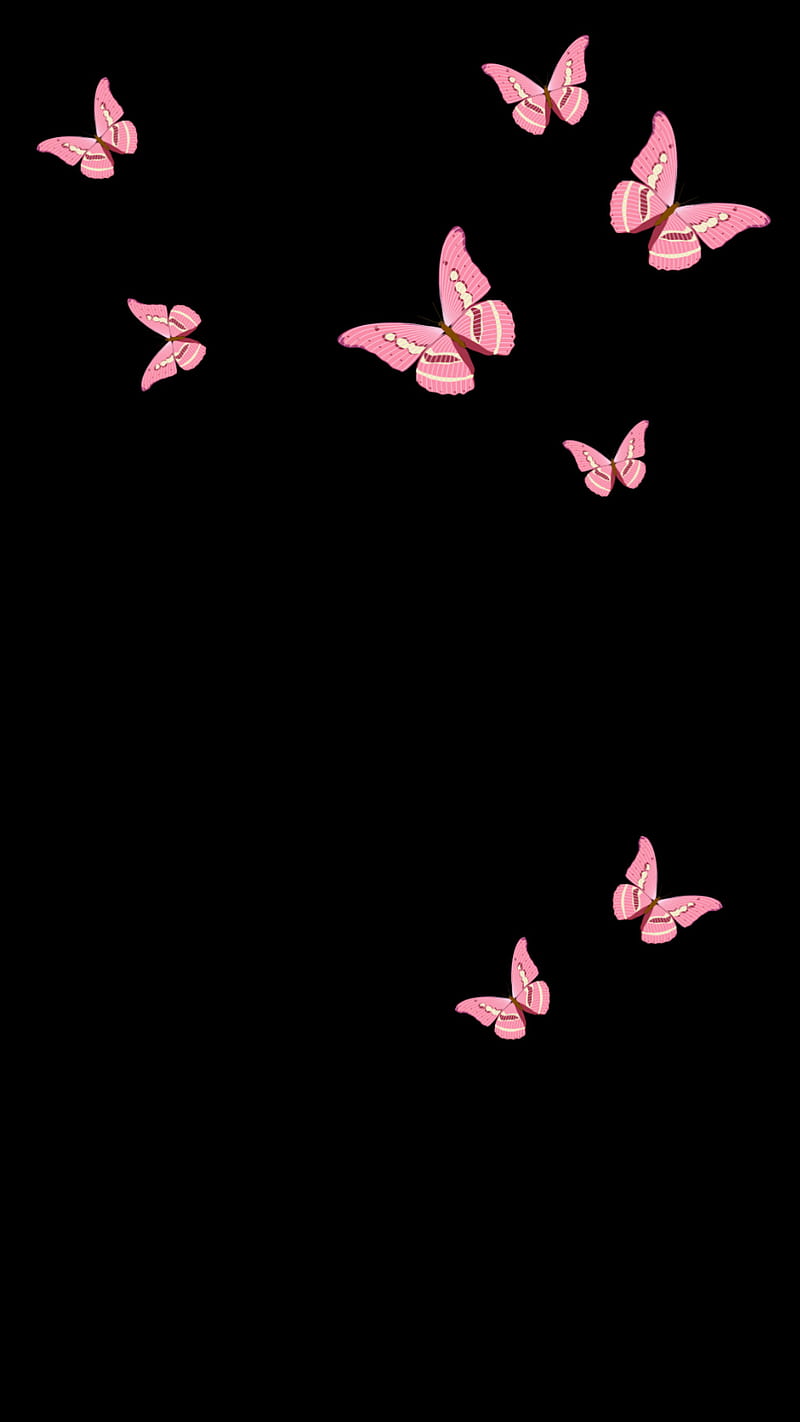 Butterfly Girl Pink Hd Phone Wallpaper Peakpx