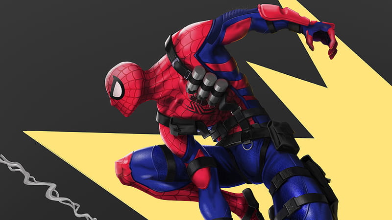 Spiderman With Arms , spiderman, superheroes, artist, artwork, digital-art, artstation, HD wallpaper