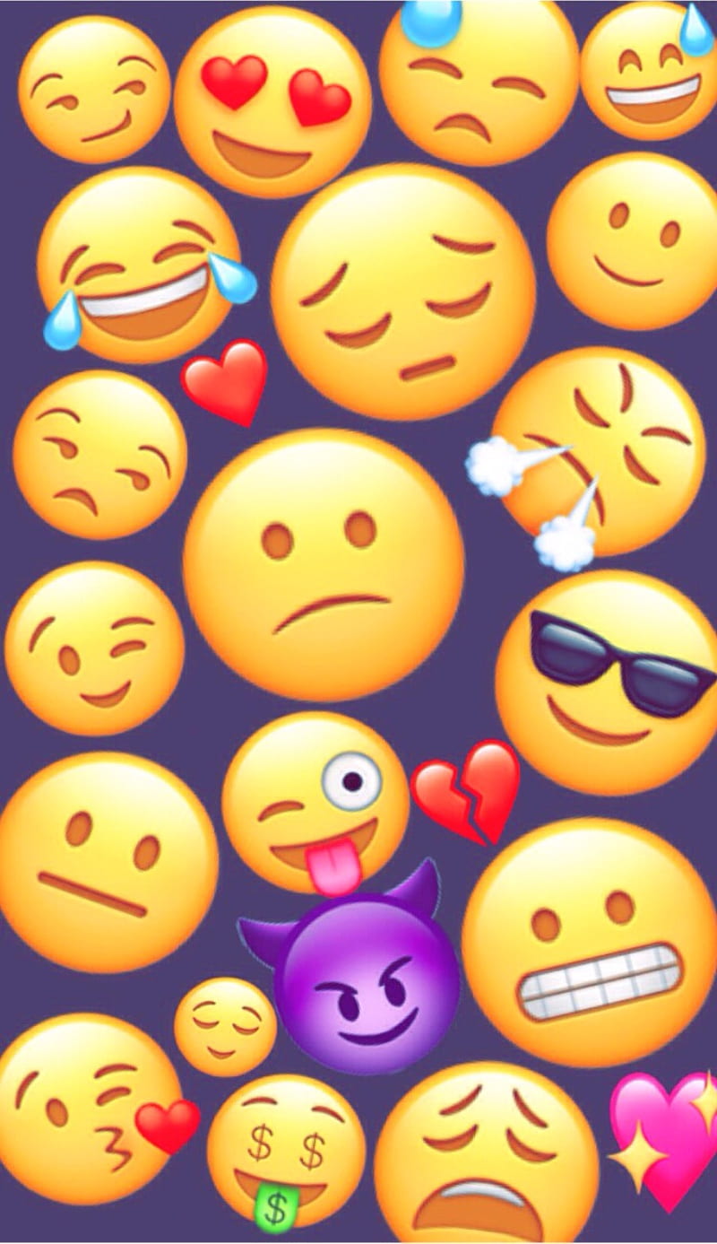 Emojis, candy, cool, emoji, face, faces, happy, nice, smile, smiles, HD phone wallpaper
