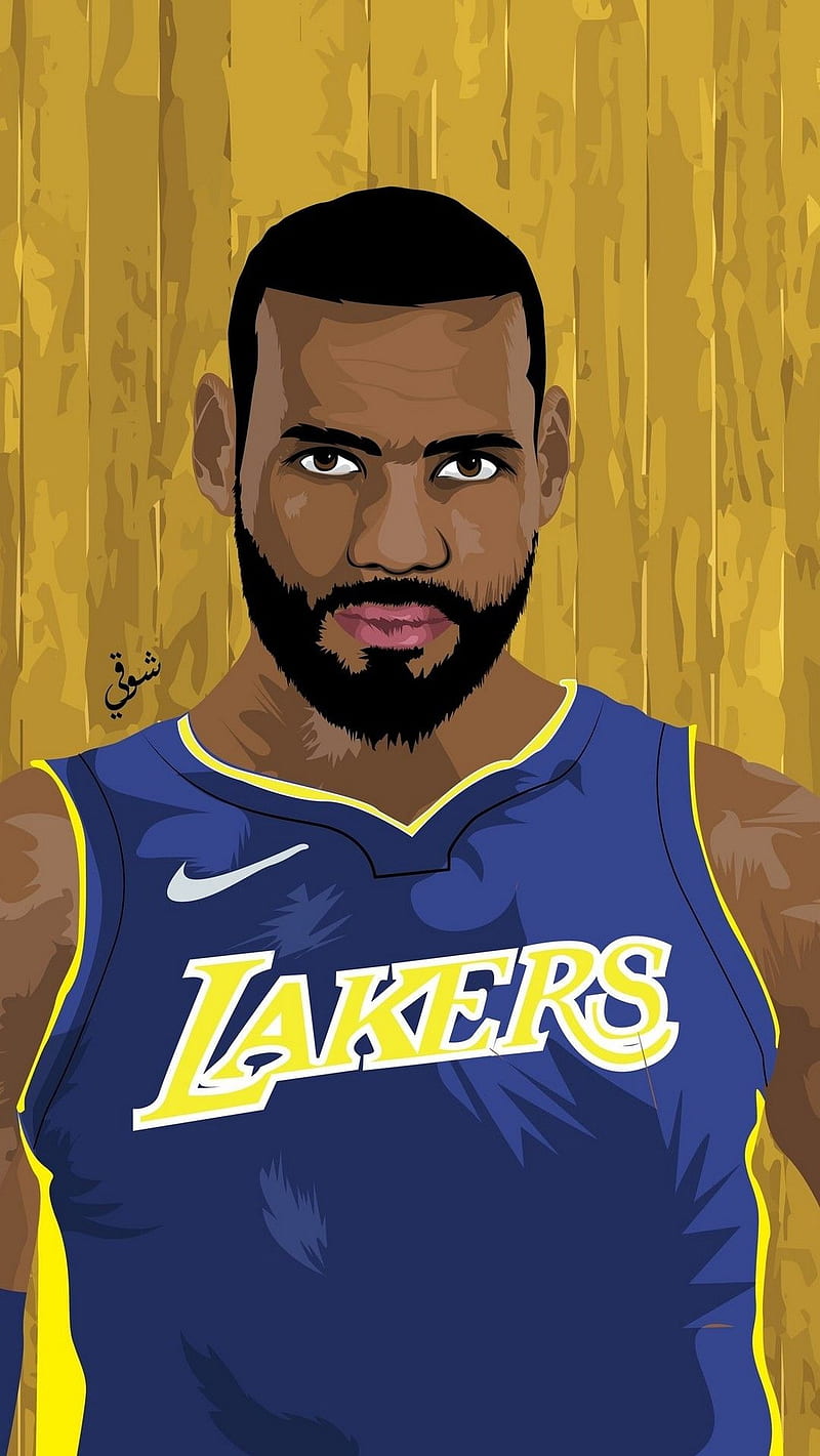 1080x1920 Resolution LeBron James Lakers New Iphone 7, 6s, 6 Plus