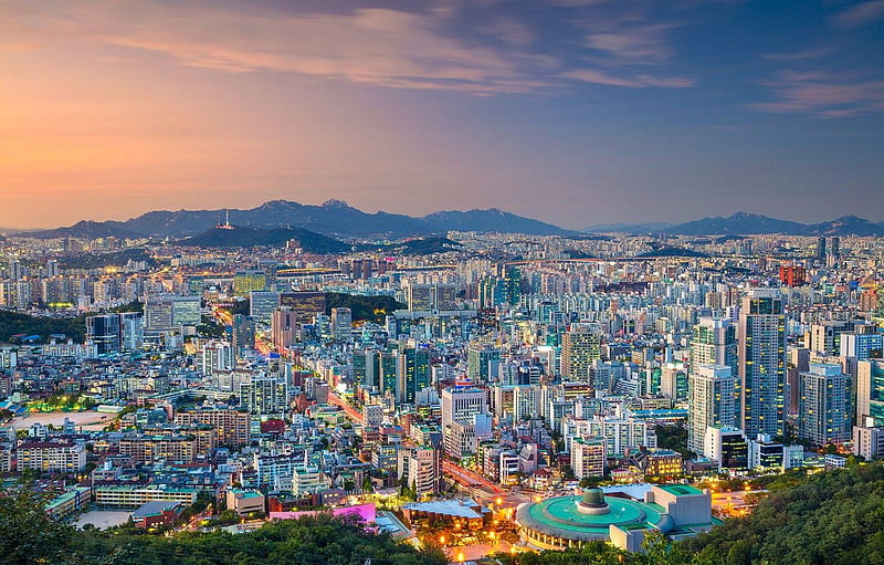 Panorama, South Korea, Seoul, Seoul, The Republic Of Korea for, section город, HD wallpaper  Peakpx