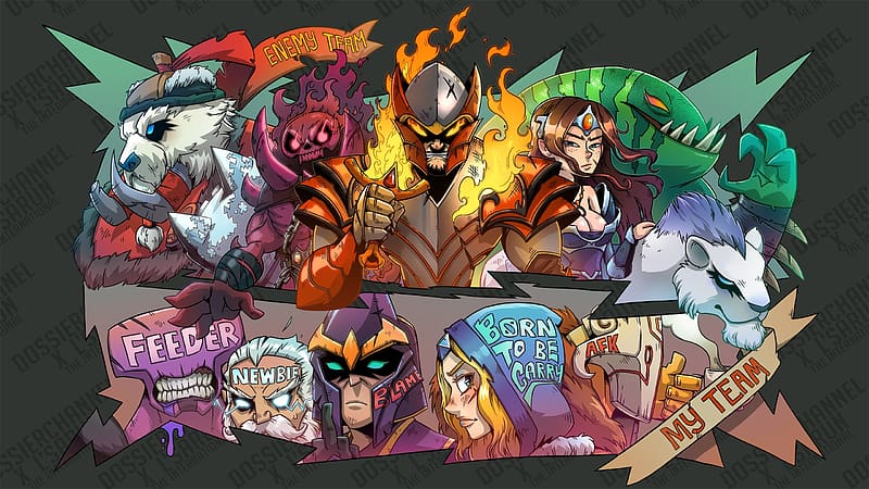 Dota 2, Video Game, Dota, Crystal Maiden (Dota 2), Juggernaut (Dota 2), Dragon Knight (Dota 2), Faceless Void (Dota 2), Mirana (Dota 2), Tidehunter (Dota 2), Tusk (Dota 2), Zeus (Dota 2), HD wallpaper