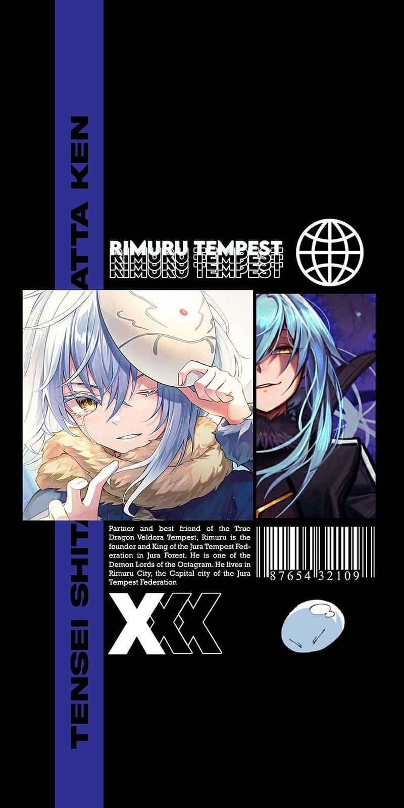 Rimuru tempest, anime , anime, HD phone wallpaper