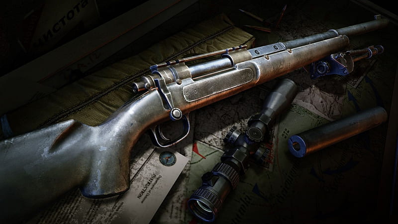 Remington-M24, rifle, world war11, weapon, HD wallpaper