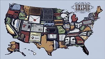 map of usa screensavers