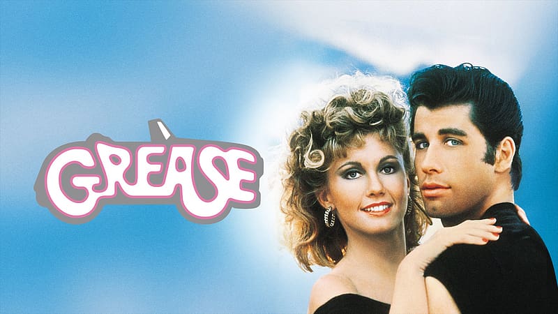 Movie, Grease, Olivia Newton John, John Travolta, HD wallpaper