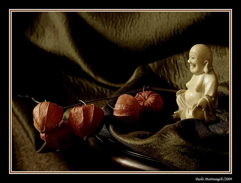 Little Budha, still life, art , abstract, budha figure, HD wallpaper