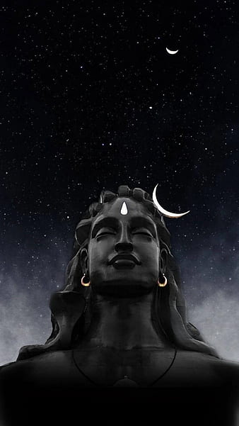 Download Adiyogi Shiva With A Halo Wallpaper | Wallpapers.com