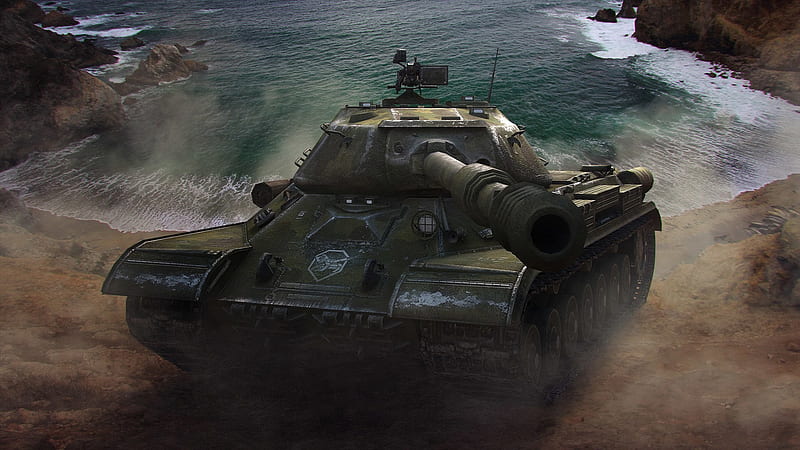 World Of Tanks Tank With Background Of Sea World Of Tanks Games, HD wallpaper