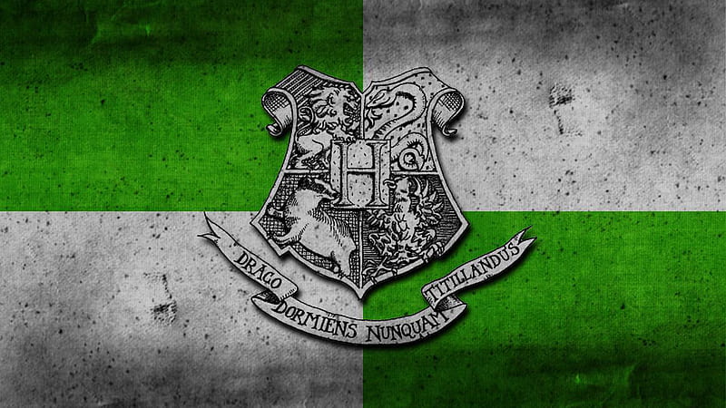 Slytherin With Hogwarts Logo Slytherin, HD wallpaper