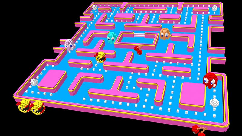 Pac Man, Video Game, HD wallpaper