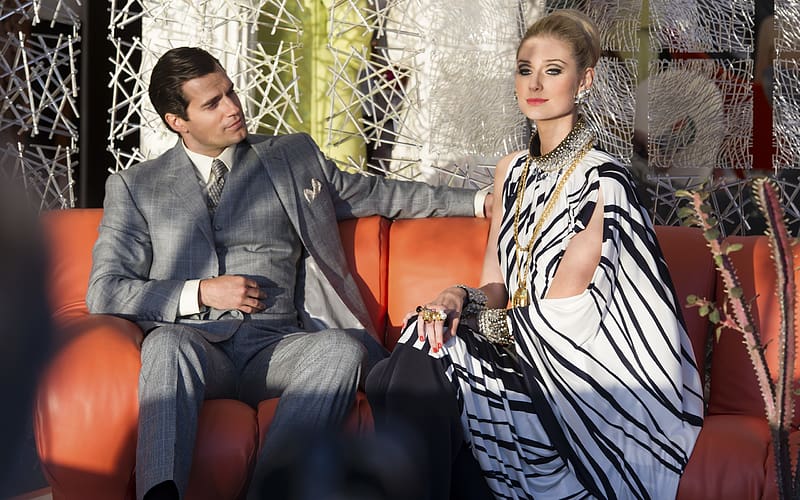 The Man from U.N.C.L.E. 2015, elizabeth debicki, woman, the man from uncle, movie, man, couple, henry cavill, HD wallpaper