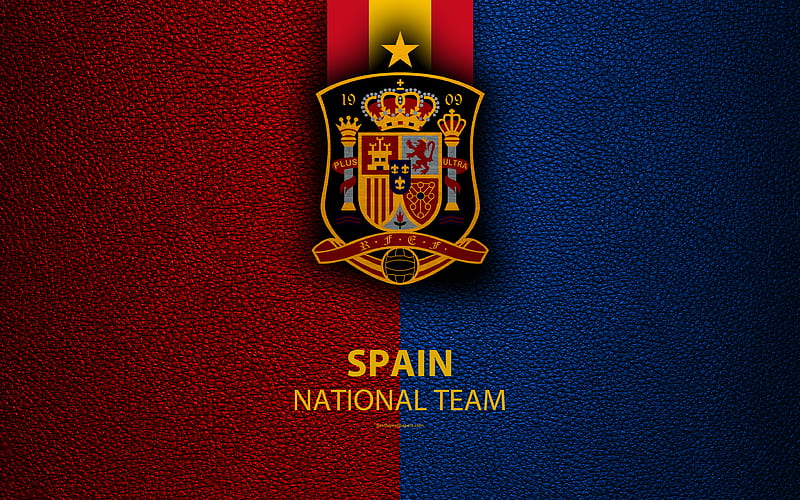 Spain Football, emblem, logo, national, soccer, team, HD wallpaper