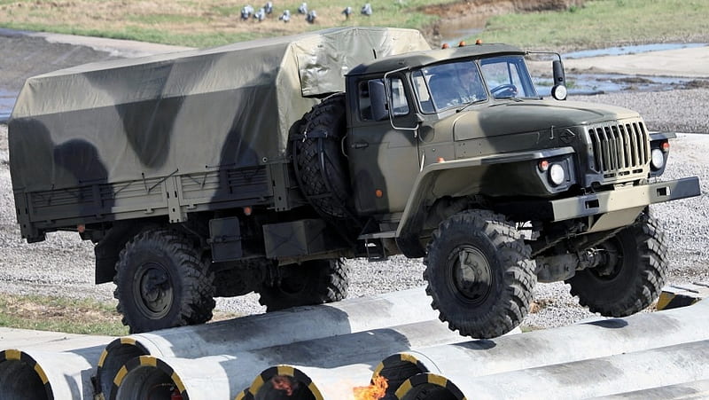 Urals 43206 Truck Military, HD wallpaper