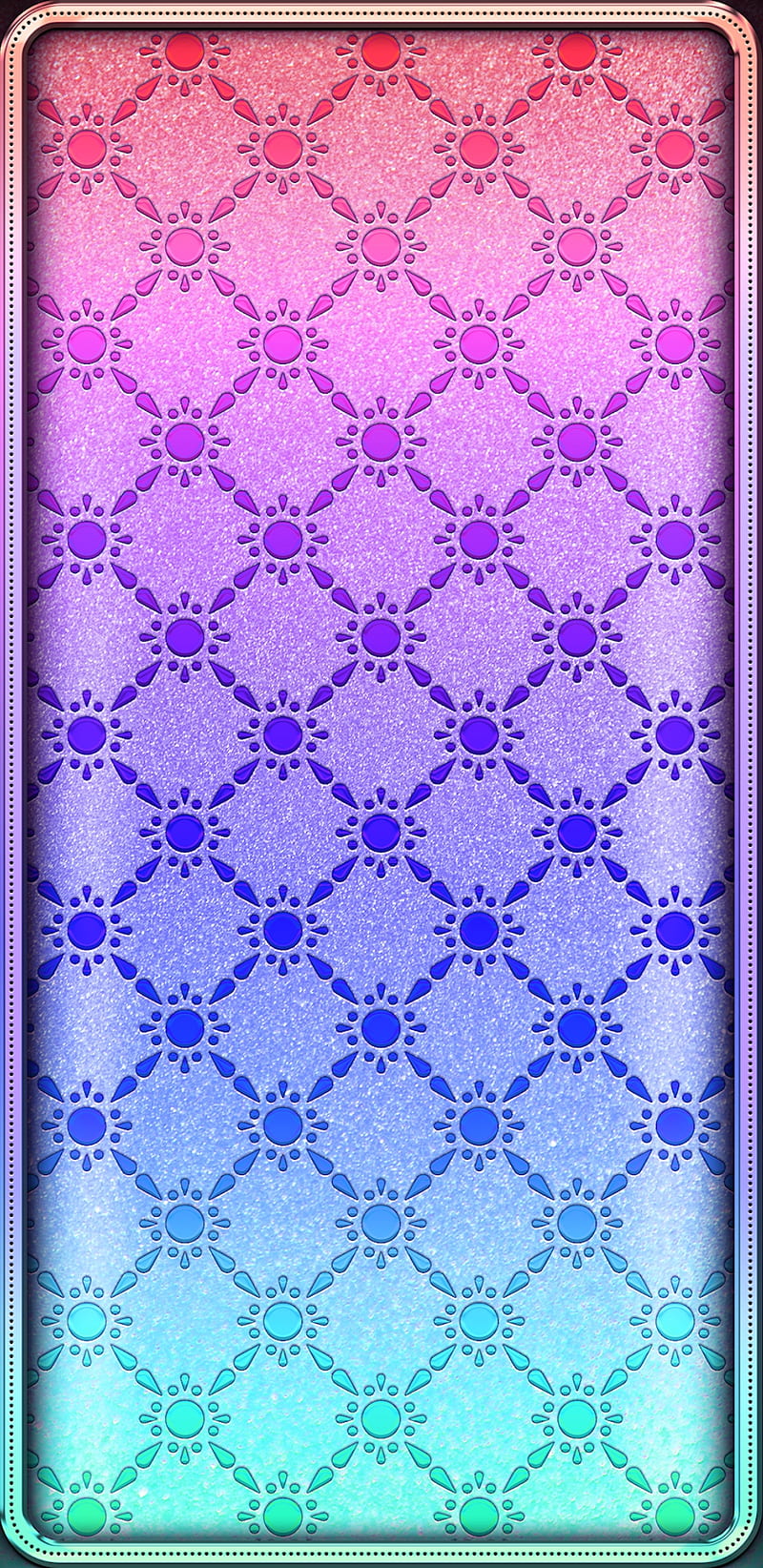 Colourful Diamonds, bonito, colourful, diamonds, girly, pink purple, pretty, teal, HD phone wallpaper
