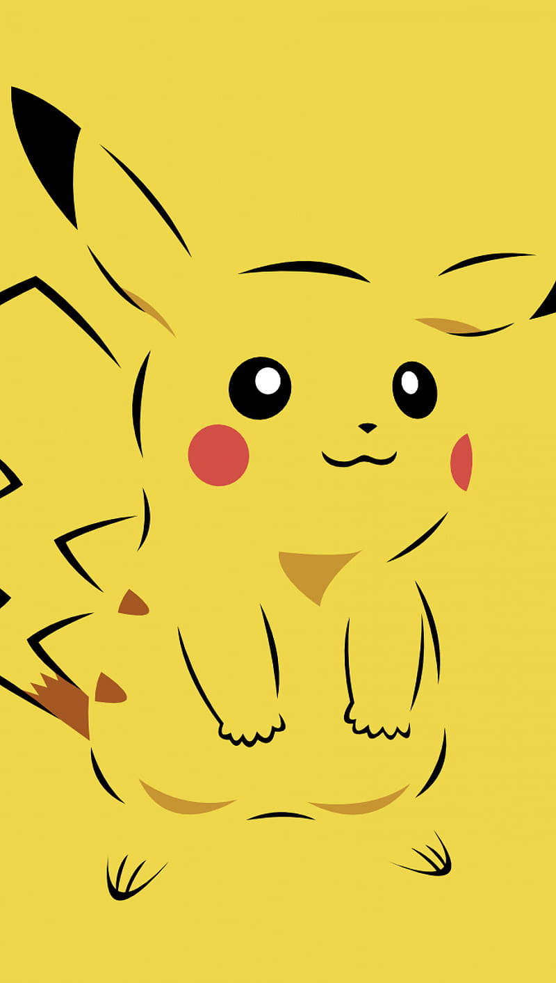 Pikachu, pokemon, HD phone wallpaper