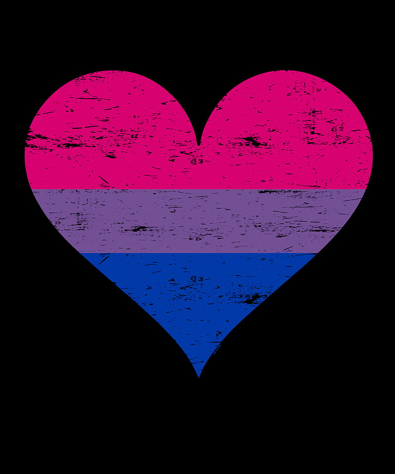 Bisexual Heart Flag, Bisexual, Genderqueer, LGBT, LGBTIQAPD, LGBTQ,  LGBTQIA, HD phone wallpaper | Peakpx